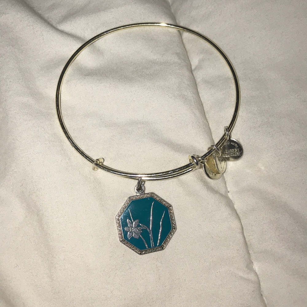 Silver Alex and ani bracelet